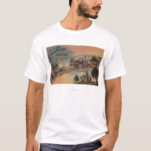 ConnecticutLargeの手紙ScenesConnecticut Tシャツ