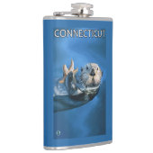 ConnecticutSeaのカワウソ場面 フラスク (右)