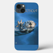 ConnecticutSeaのカワウソ場面 Case-Mate iPhoneケース (裏面)