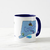 Connecticuttのマグ マグカップ (正面右)