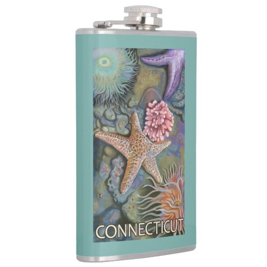 ConnecticutTidepool場面 フラスク (右)