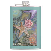 ConnecticutTidepool場面 フラスク (正面)