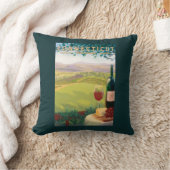 ConnecticutWineの国場面 クッション (ブランケット)