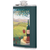 ConnecticutWineの国場面 フラスク (左)