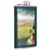 ConnecticutWineの国場面 フラスク (右)
