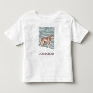 ConnecticutWolf場面 トドラーTシャツ