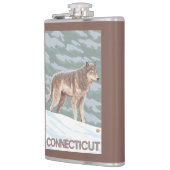 ConnecticutWolf場面 フラスク (左)