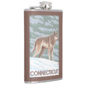 ConnecticutWolf場面 フラスク (右)