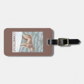 ConnecticutWolf場面 ラゲッジタグ (正面横)