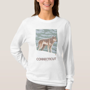 ConnecticutWolf場面 Tシャツ