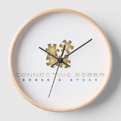Connecting Sober Wandklok - Sober & Sterk 壁時計 (正面)