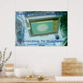 "Connecting To SubSpace" 36"x24" (90cm x 90cm) ポスター (キッチン)