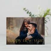 Connection | Full Photo New Year 箔シーズンカード (立ち正面)