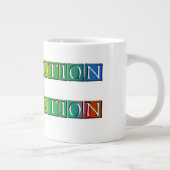 Connection is Protection - CNiPN01 ジャンボコーヒーマグカップ (右)