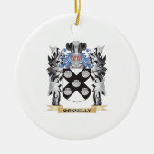Connellyの紋章付き外衣-家紋 セラミックオーナメント (正面)