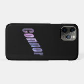 Conner、青い星雲の雲で作られた名前 Case-Mate iPhoneケース (裏面(横))