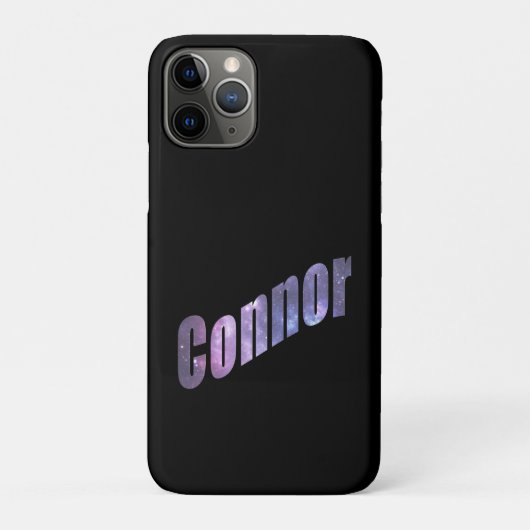 Conner、青い星雲の雲で作られた名前 Case-Mate iPhoneケース (裏)