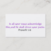 CONNIE BRELAND AVONあなたのREP 名刺 (裏面)