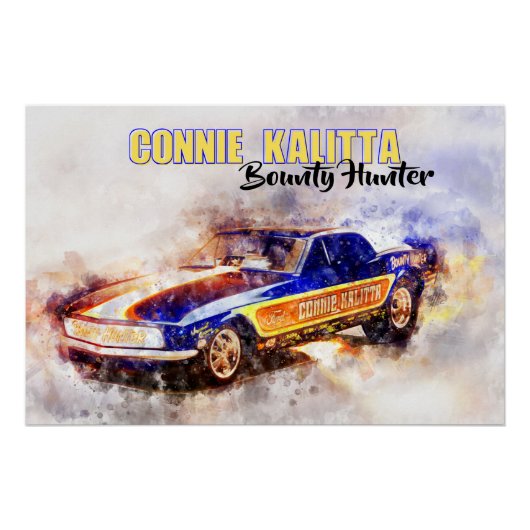Connie Kalitta Bounty Hunter ポスター (正面)