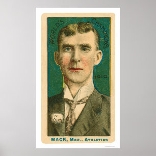 Connie Mackのマネージャーの野球1910年 ポスター