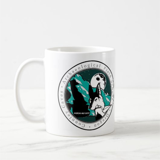 Connleyは考古学的な分野の学校2015のマグに洞窟を作ります コーヒーマグカップ (左)