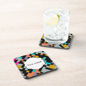 Connnectedは抽象デザインを形づけます コースター (右側)