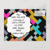 Connnectedは抽象デザインを形づけます 案内ポストカード (裏面)