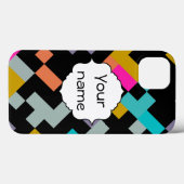 Connnectedは抽象デザインを形づけます Case-Mate iPhoneケース (裏面 (横))