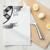Connollyの紋章付き外衣 キッチンタオル (四つ折り)