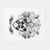 Connollyの紋章付き外衣 フリースブランケット (正面(横))