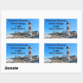 Conover BeaconフロントレンジライトNJステッカー 長方形シール (シート)