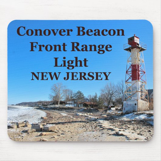 Conover Beacon Front Range Light, NJマウスパッド マウスパッド (正面)