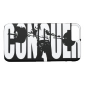 CONQUER – オリンピック重量挙げ – ジムやる気を起こさせる Case-Mate iPhoneケース (裏面(横))