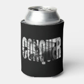 CONQUER、Deadlift、トレーニング やる気を起こさせる 缶クーラー (缶正面)