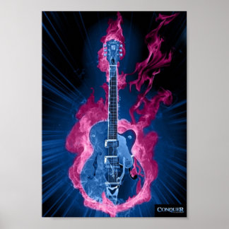 Conquer Guitar Poster ポスター