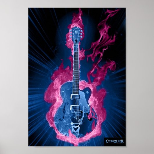 Conquer Guitar Poster ポスター (正面)