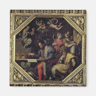 conquesを計画しているCosimo Iのde Medici (1519-74年) マグネット