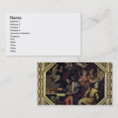 conquesを計画しているCosimo Iのde Medici (1519-74年) 名刺 (正面/裏面)