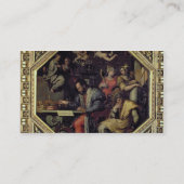 conquesを計画しているCosimo Iのde Medici (1519-74年) 名刺 (裏面)