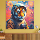 CONQUEST OF THE TIGER MOON-6 キャンバスプリント (インサイチュ (リビング))