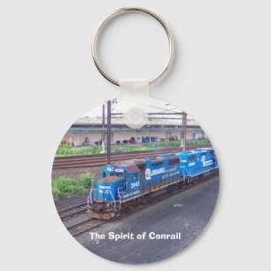 Conrail - GP38 -の精神青いペンキのPRR #2943 キーホルダー