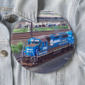 Conrail - GP38 -の精神青いペンキのPRR #2943 缶バッジ (インサイチュ)