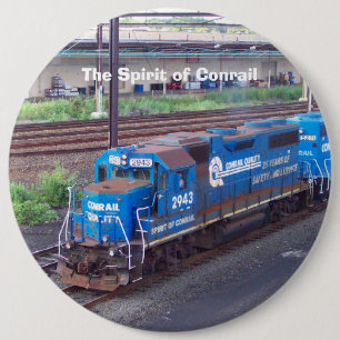 Conrail - GP38 -の精神青いペンキのPRR #2943 缶バッジ