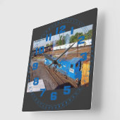 Conrail SW-1001×2       スクエア壁時計 (傾斜)