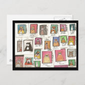 Conroyの猫の漫画 ポストカード (正面/裏面)