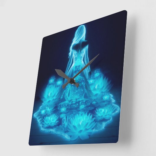 Consciousness / Conciencia スクエア壁時計 (傾斜)