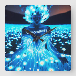 Consciousness / Conciencia スクエア壁時計