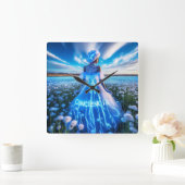 Consciousness / Conciencia スクエア壁時計 (ホーム)