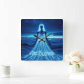 Consciousness / Conciencia スクエア壁時計 (ホーム)