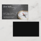 Conseiller financier, gestionnaire de patrimoine. 名刺 (正面/裏面)